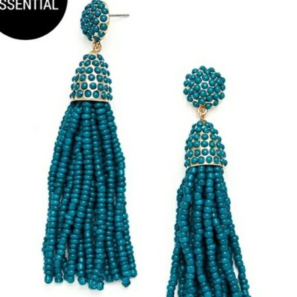 Beaded Tassel Earrings
